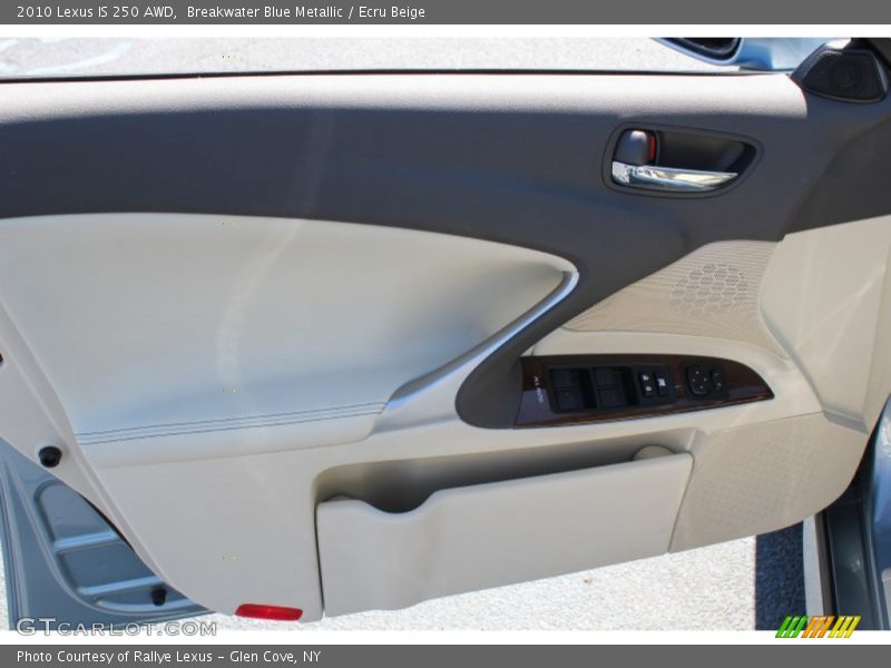 Breakwater Blue Metallic / Ecru Beige 2010 Lexus IS 250 AWD