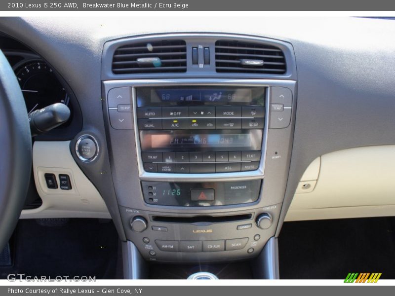 Breakwater Blue Metallic / Ecru Beige 2010 Lexus IS 250 AWD