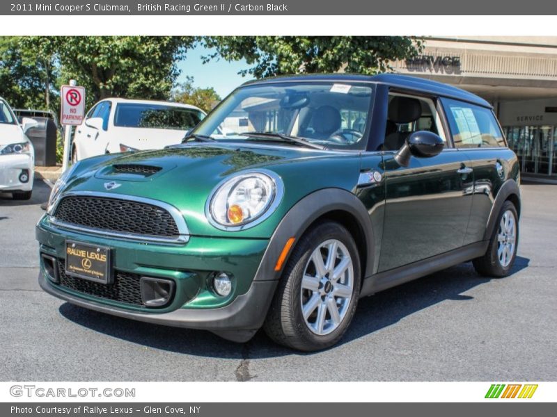 British Racing Green II / Carbon Black 2011 Mini Cooper S Clubman