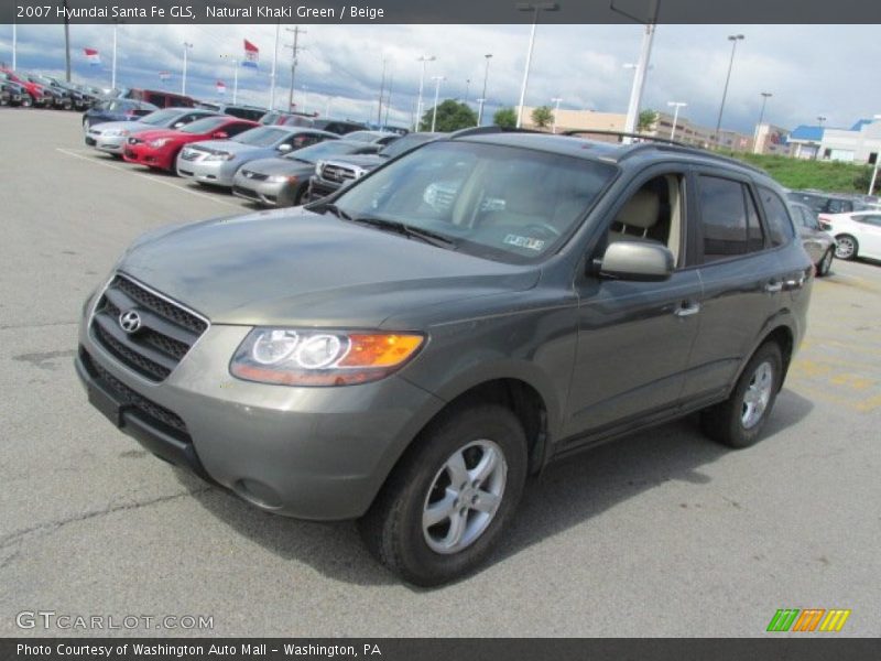 Natural Khaki Green / Beige 2007 Hyundai Santa Fe GLS