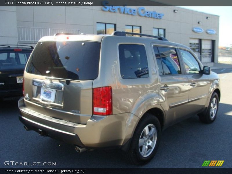 Mocha Metallic / Beige 2011 Honda Pilot EX-L 4WD