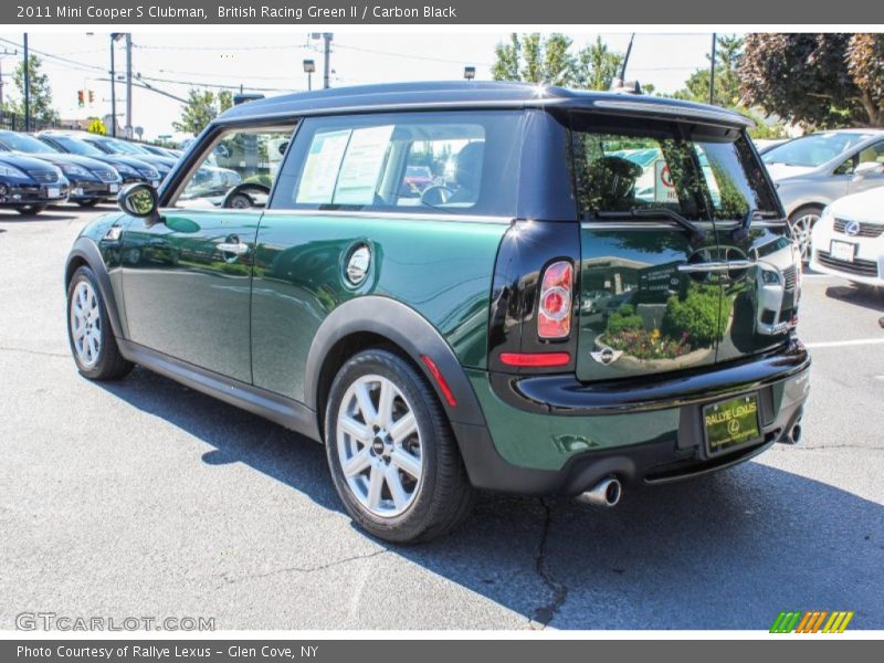 British Racing Green II / Carbon Black 2011 Mini Cooper S Clubman