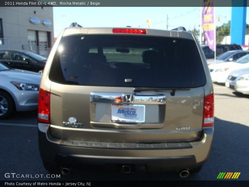 Mocha Metallic / Beige 2011 Honda Pilot EX-L 4WD