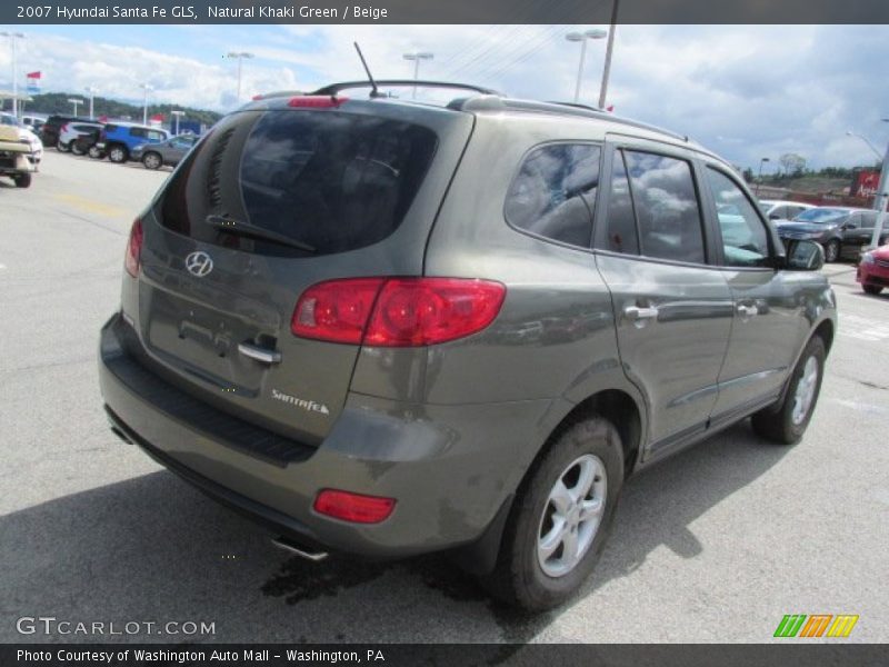 Natural Khaki Green / Beige 2007 Hyundai Santa Fe GLS