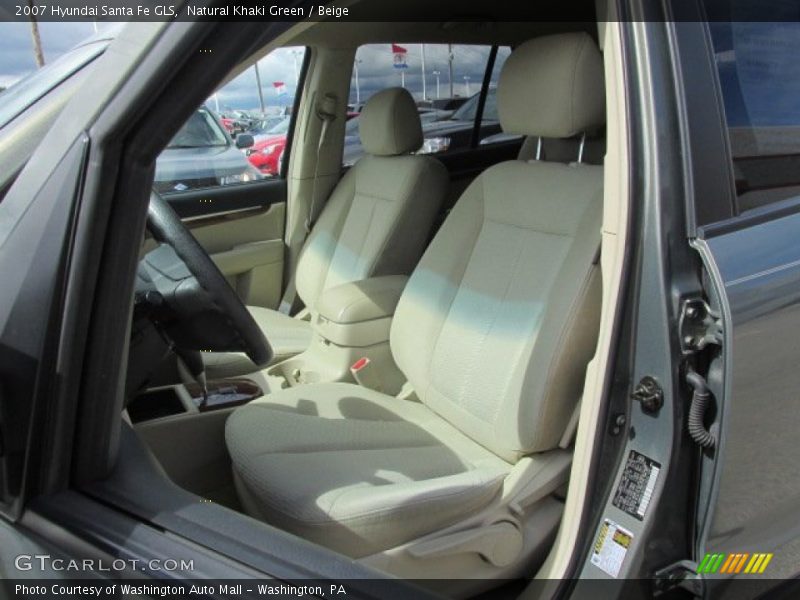 Natural Khaki Green / Beige 2007 Hyundai Santa Fe GLS