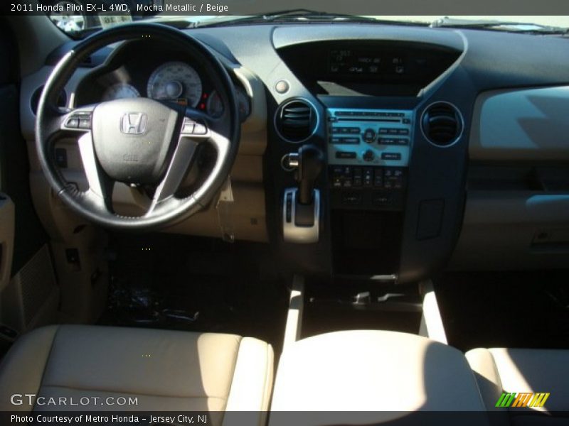 Mocha Metallic / Beige 2011 Honda Pilot EX-L 4WD