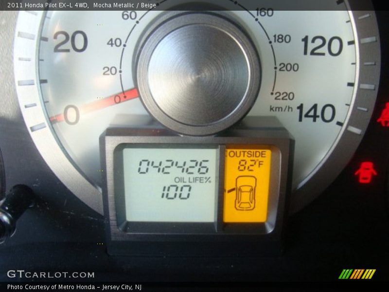 Mocha Metallic / Beige 2011 Honda Pilot EX-L 4WD