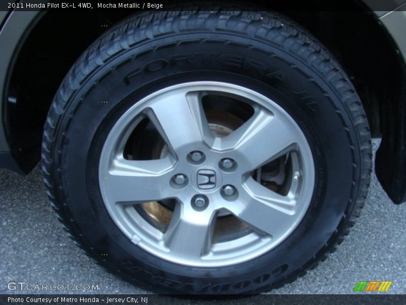 Mocha Metallic / Beige 2011 Honda Pilot EX-L 4WD