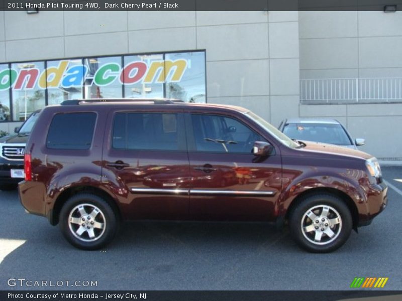 Dark Cherry Pearl / Black 2011 Honda Pilot Touring 4WD