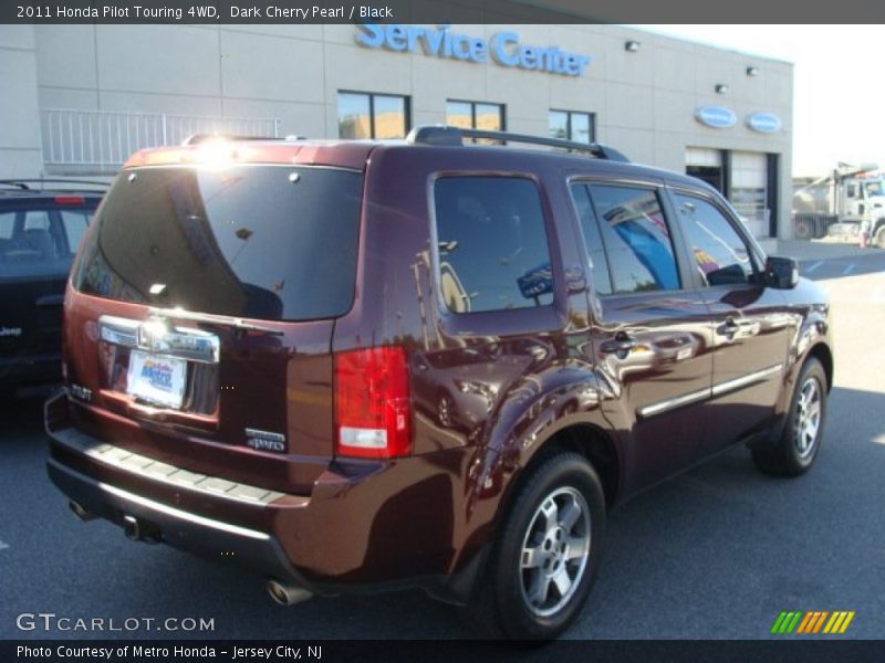 Dark Cherry Pearl / Black 2011 Honda Pilot Touring 4WD