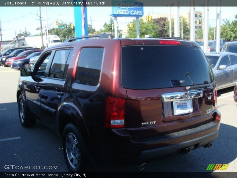Dark Cherry Pearl / Black 2011 Honda Pilot Touring 4WD