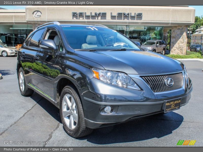 Smokey Granite Mica / Light Gray 2011 Lexus RX 350 AWD