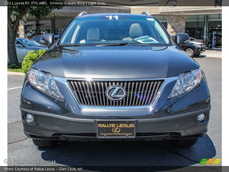 Smokey Granite Mica / Light Gray 2011 Lexus RX 350 AWD
