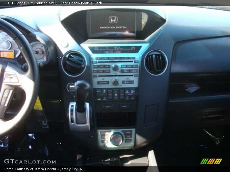Dark Cherry Pearl / Black 2011 Honda Pilot Touring 4WD
