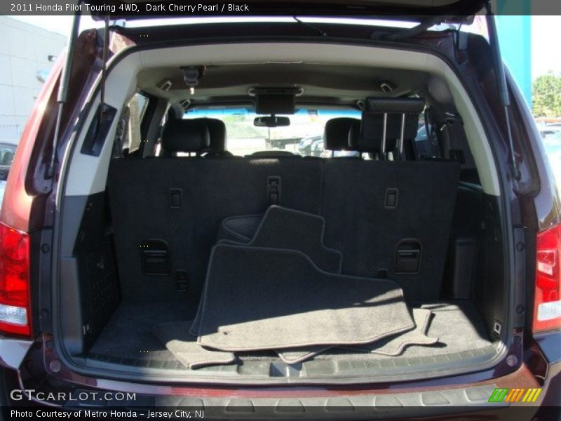 Dark Cherry Pearl / Black 2011 Honda Pilot Touring 4WD