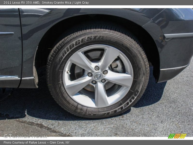 Smokey Granite Mica / Light Gray 2011 Lexus RX 350 AWD