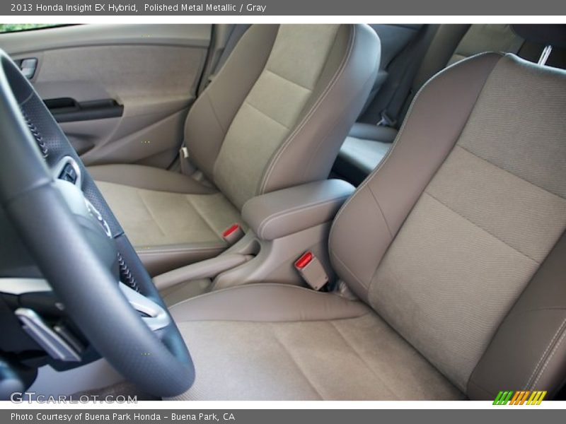 Polished Metal Metallic / Gray 2013 Honda Insight EX Hybrid