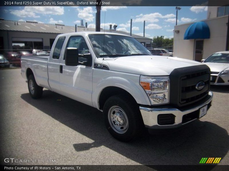 Oxford White / Steel 2014 Ford F250 Super Duty XL SuperCab
