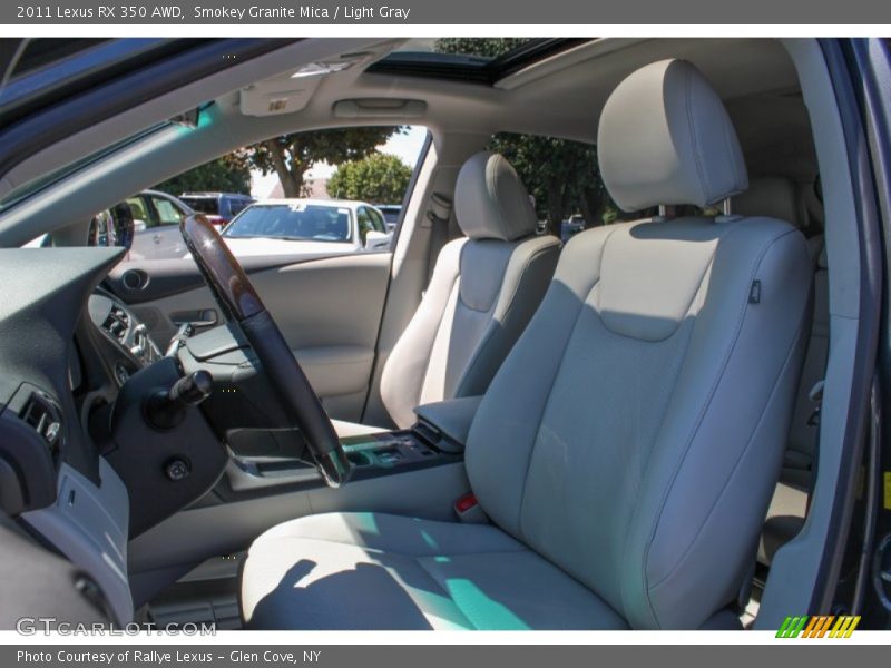 Smokey Granite Mica / Light Gray 2011 Lexus RX 350 AWD