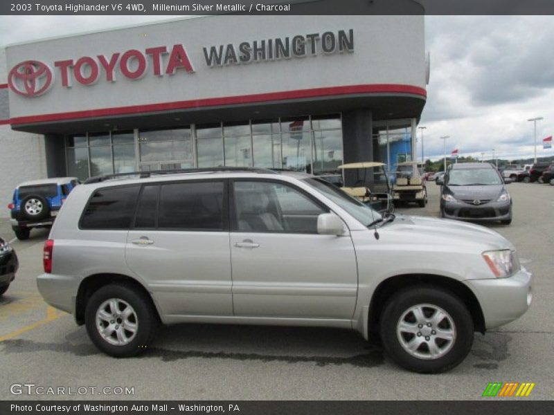 Millenium Silver Metallic / Charcoal 2003 Toyota Highlander V6 4WD