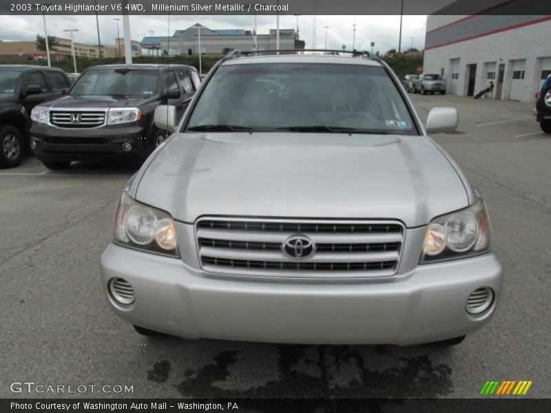 Millenium Silver Metallic / Charcoal 2003 Toyota Highlander V6 4WD