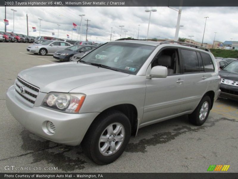 Millenium Silver Metallic / Charcoal 2003 Toyota Highlander V6 4WD