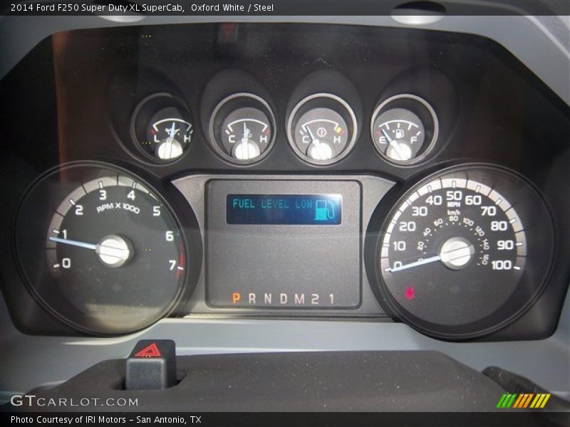  2014 F250 Super Duty XL SuperCab XL SuperCab Gauges