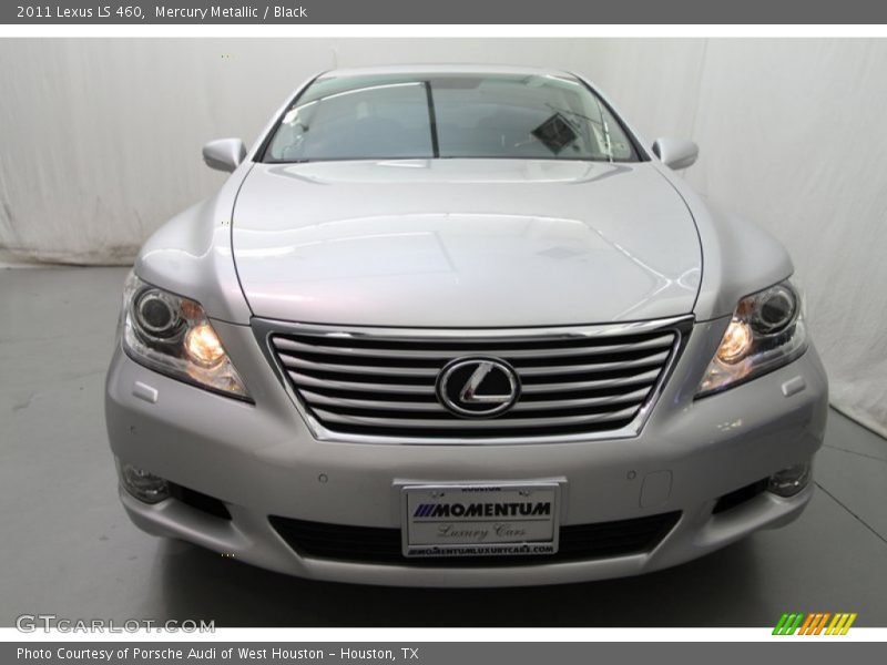 Mercury Metallic / Black 2011 Lexus LS 460