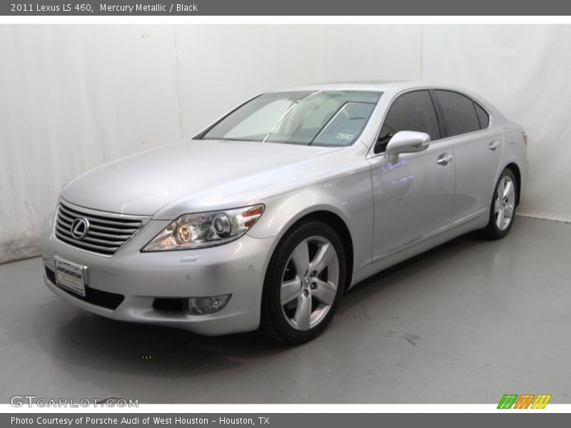 Mercury Metallic / Black 2011 Lexus LS 460