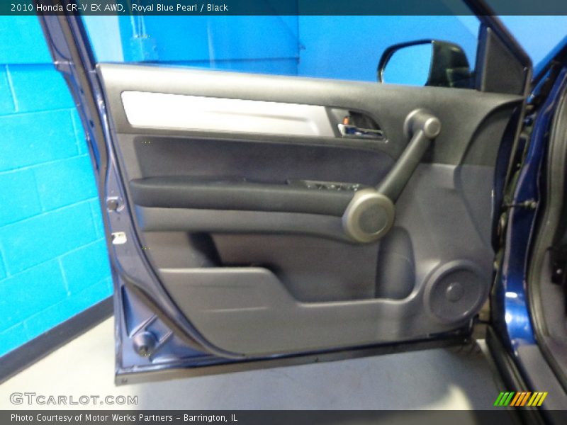 Royal Blue Pearl / Black 2010 Honda CR-V EX AWD