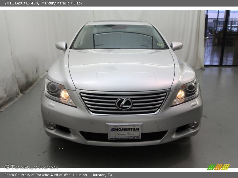 Mercury Metallic / Black 2011 Lexus LS 460