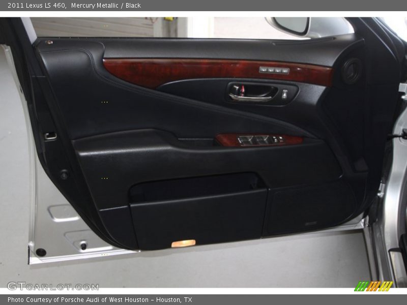 Mercury Metallic / Black 2011 Lexus LS 460