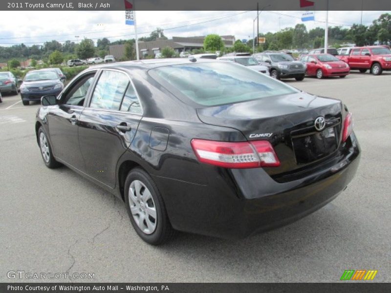 Black / Ash 2011 Toyota Camry LE