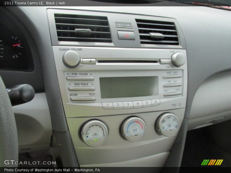 Black / Ash 2011 Toyota Camry LE