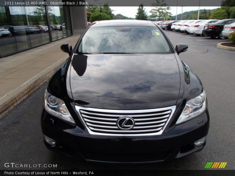 Obsidian Black / Black 2011 Lexus LS 460 AWD