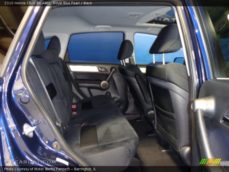 Royal Blue Pearl / Black 2010 Honda CR-V EX AWD