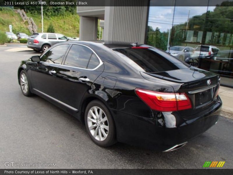 Obsidian Black / Black 2011 Lexus LS 460 AWD