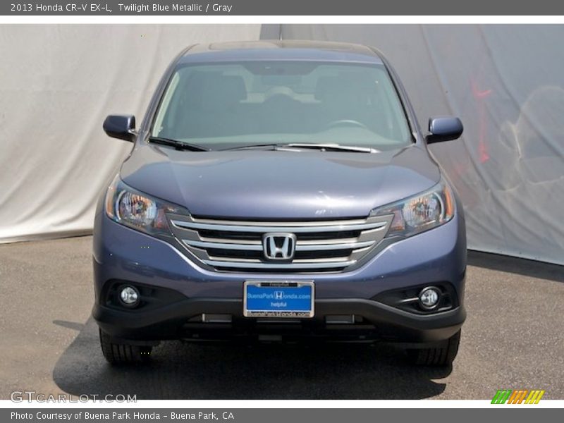 Twilight Blue Metallic / Gray 2013 Honda CR-V EX-L