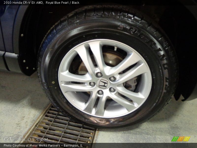 Royal Blue Pearl / Black 2010 Honda CR-V EX AWD