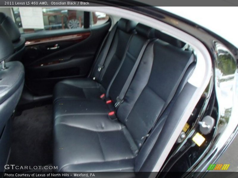 Obsidian Black / Black 2011 Lexus LS 460 AWD