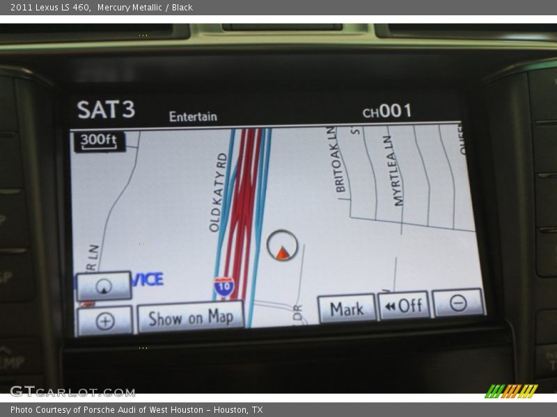 Navigation of 2011 LS 460