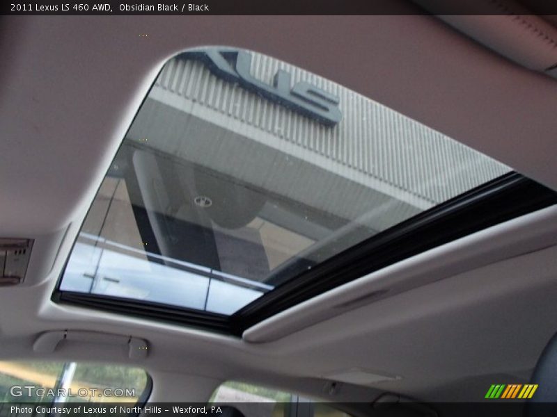 Obsidian Black / Black 2011 Lexus LS 460 AWD