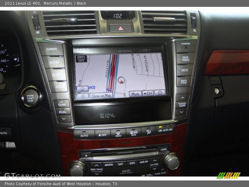 Navigation of 2011 LS 460