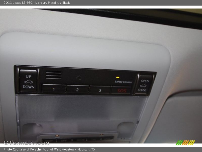 Mercury Metallic / Black 2011 Lexus LS 460