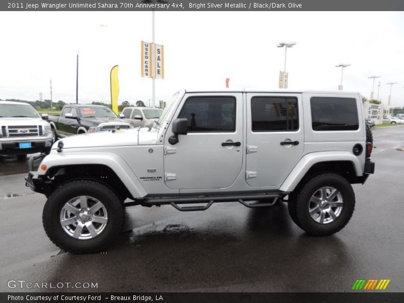  2011 Wrangler Unlimited Sahara 70th Anniversary 4x4 Bright Silver Metallic