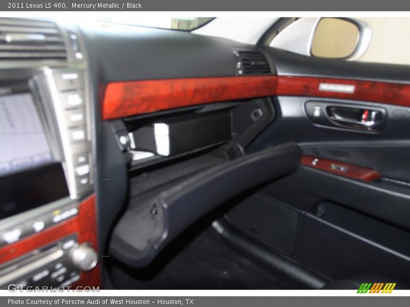 Mercury Metallic / Black 2011 Lexus LS 460