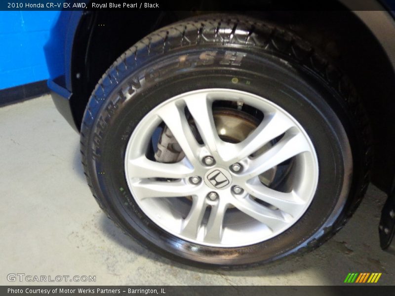 Royal Blue Pearl / Black 2010 Honda CR-V EX AWD