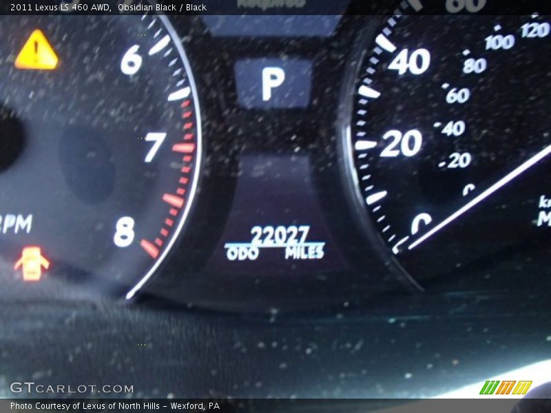 Obsidian Black / Black 2011 Lexus LS 460 AWD