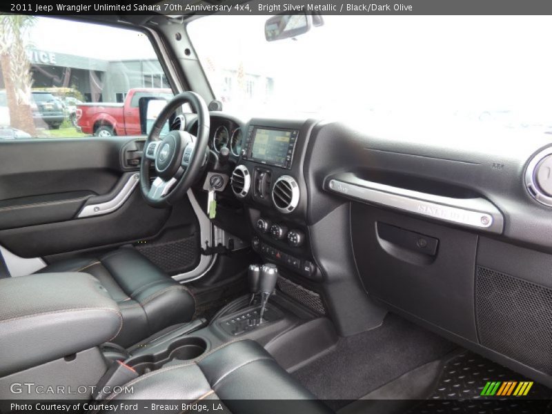 Dashboard of 2011 Wrangler Unlimited Sahara 70th Anniversary 4x4