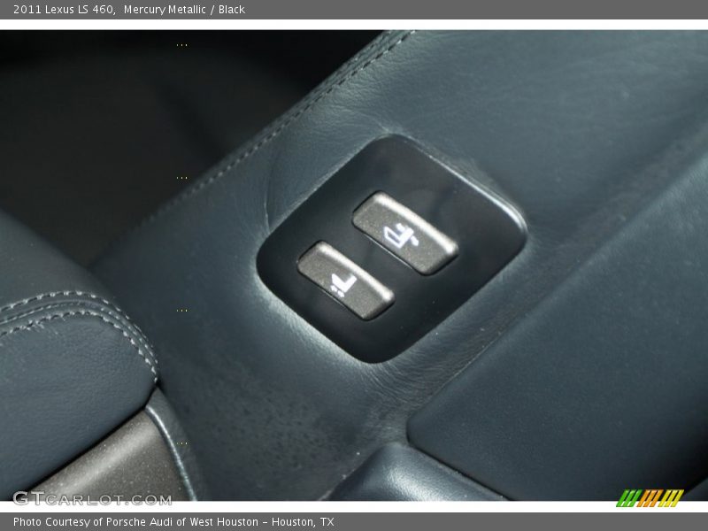 Mercury Metallic / Black 2011 Lexus LS 460